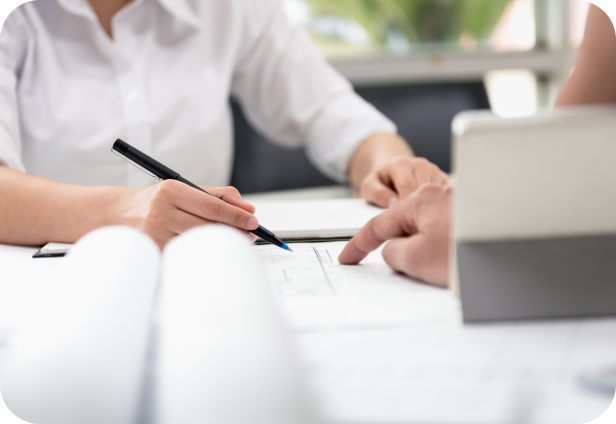 確認申請・審査機関とのやり取りも代行